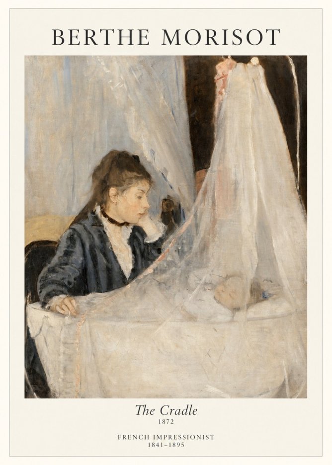 Berthe Morisot The Cradle No1 - Juliste