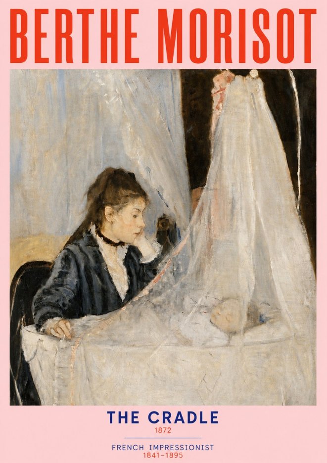 Berthe Morisot The Cradle No4 - Juliste