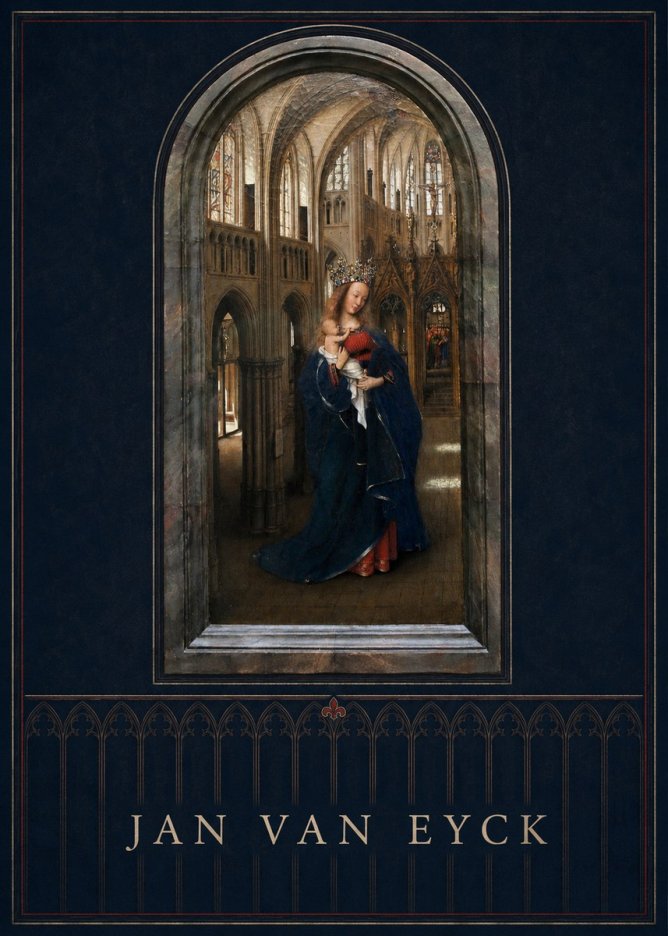 Jan van Eyck Madonna in the Church II No5 - Juliste