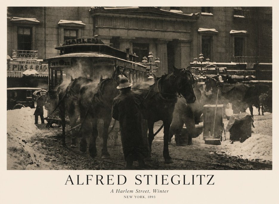 Alfred Stieglitz New York - Winter No3 - Juliste
