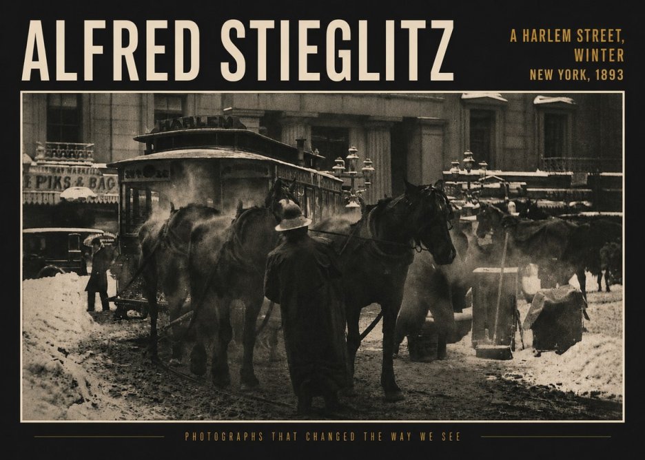 Alfred Stieglitz New York - Winter No5 - Juliste