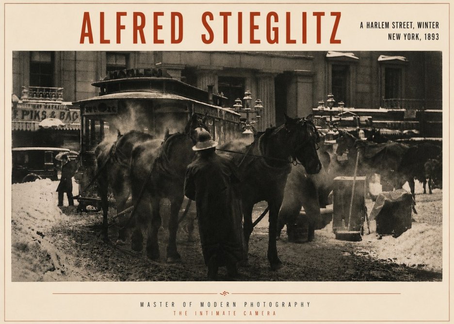 Alfred Stieglitz New York - Winter No6 - Juliste