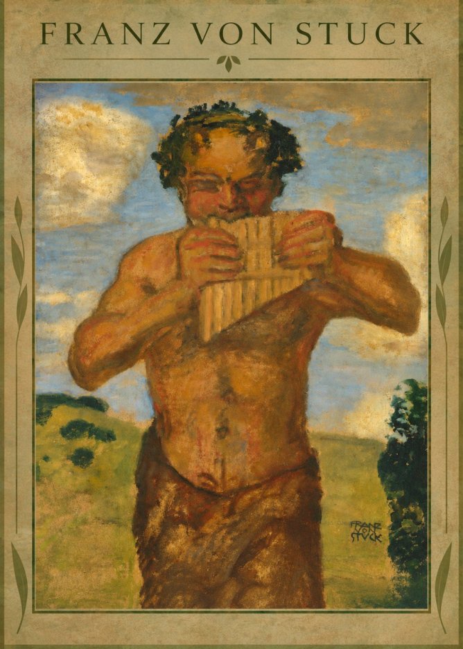 Franz von Stuck Faun No2 - Juliste