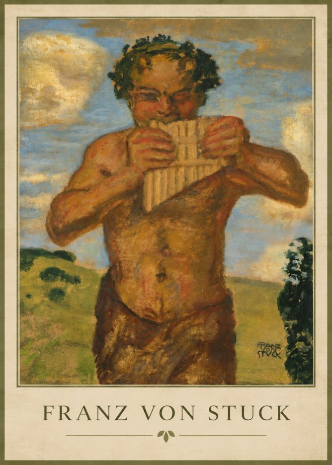 Franz von Stuck Faun No3 - Juliste