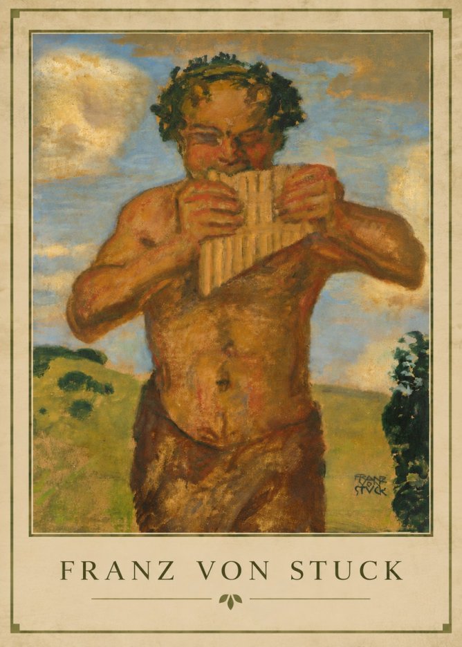 Franz von Stuck Faun No4 - Juliste