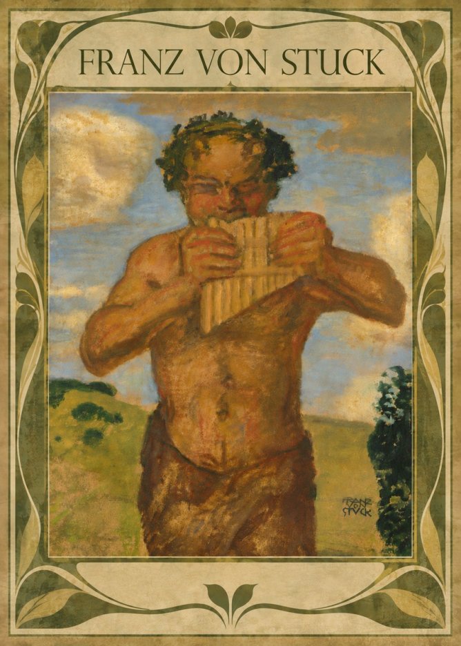 Franz von Stuck Faun No5 - Juliste