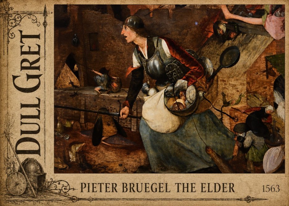 Pieter Bruegel Dull Gret II No2 - Juliste