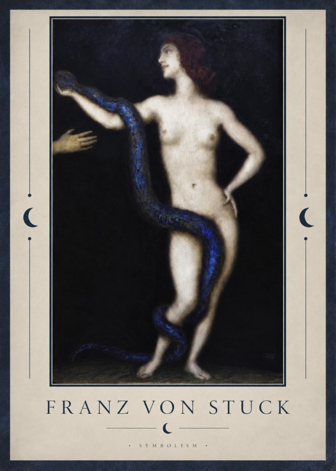 Franz von Stuck Sin No2 - Juliste