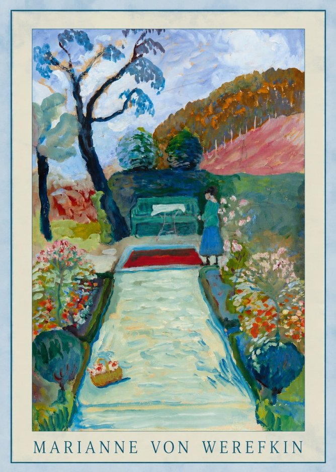 Marianne von Werefkin Summer Garden No1 - Juliste