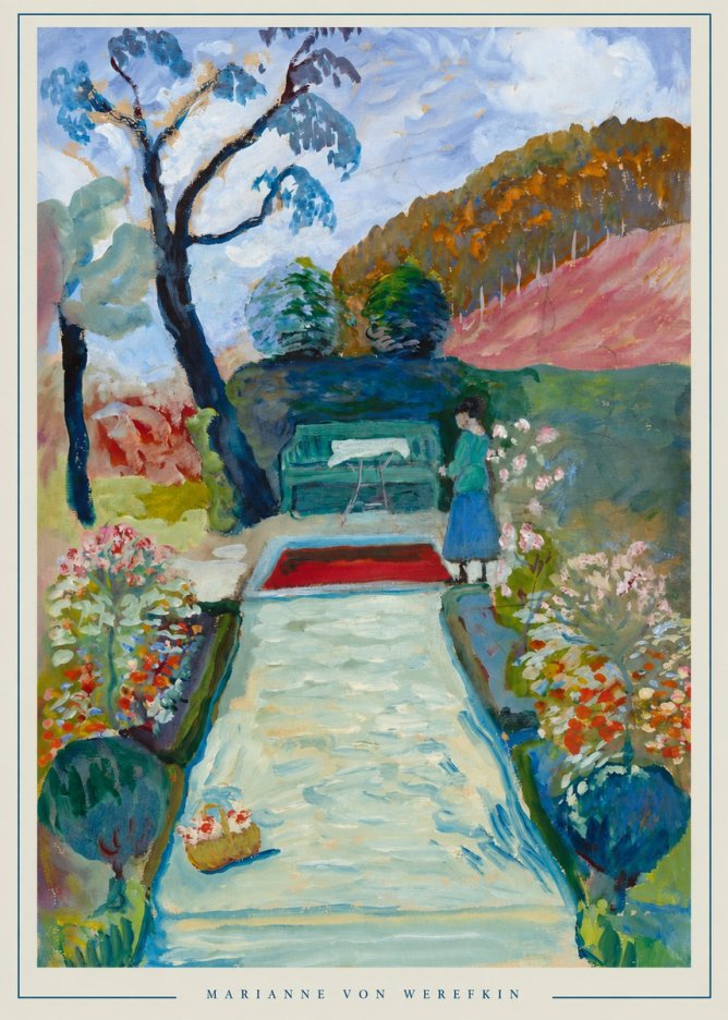Marianne von Werefkin Summer Garden No6 - Juliste