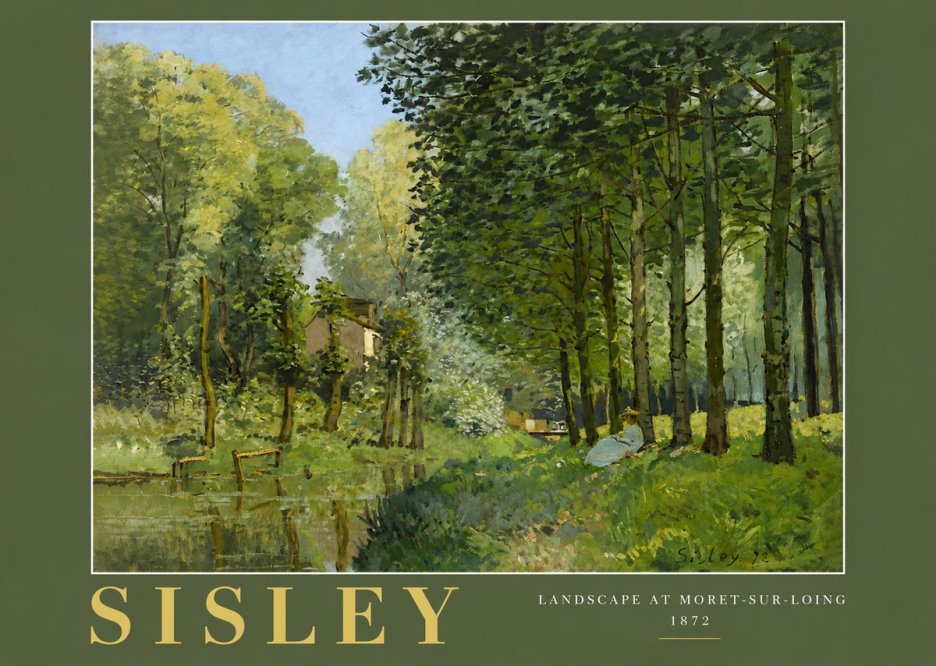Sisley Landscape at Moret-sur-loing No4 - Juliste