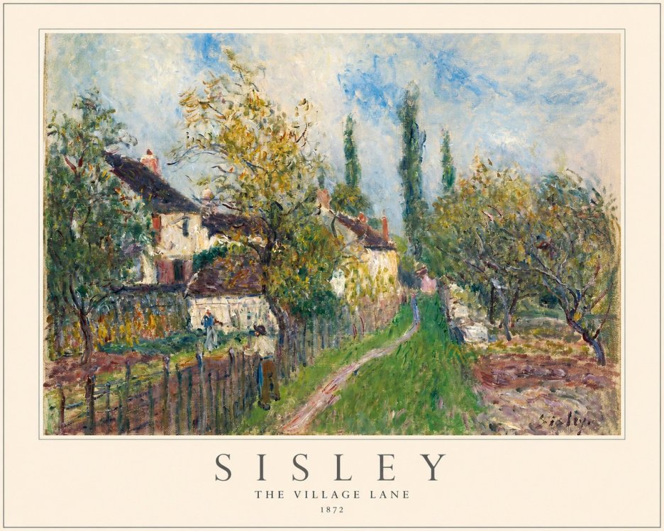 Sisley The Village Lane No1 - Juliste