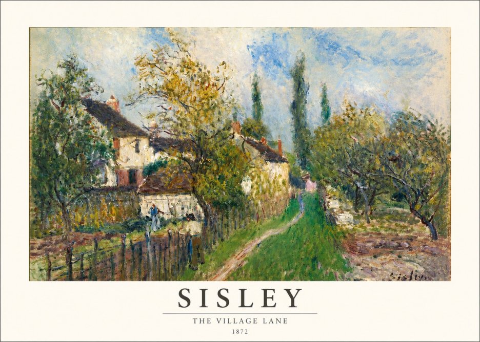Sisley The Village Lane No3 - Juliste