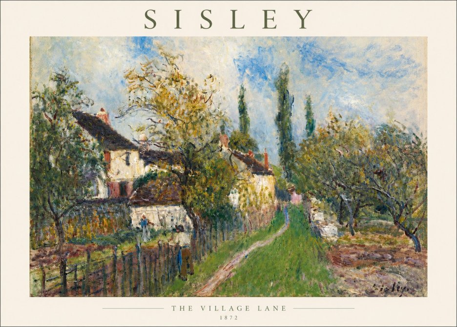 Sisley The Village Lane No5 - Juliste
