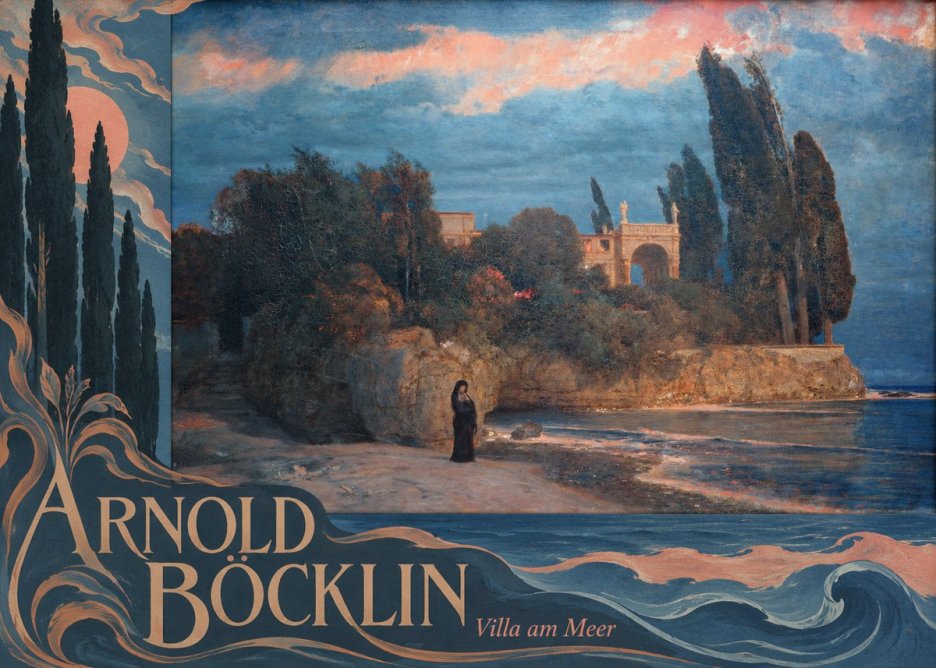 Arnold Böcklin Villa Am Meer No6 - Juliste