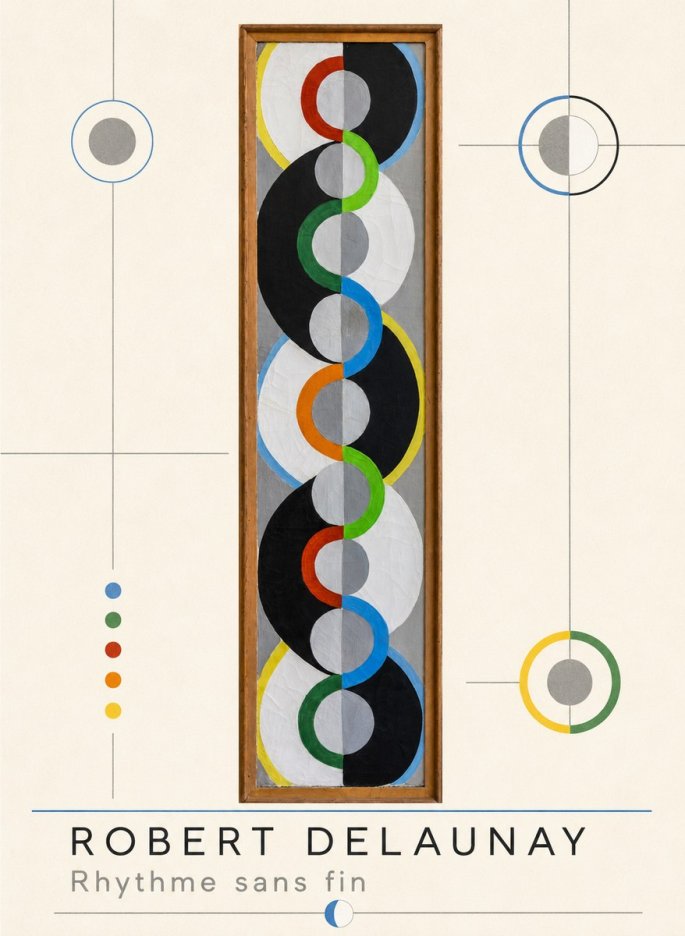 Robert Delaunay Rythme Sans Fin II No3 - Juliste