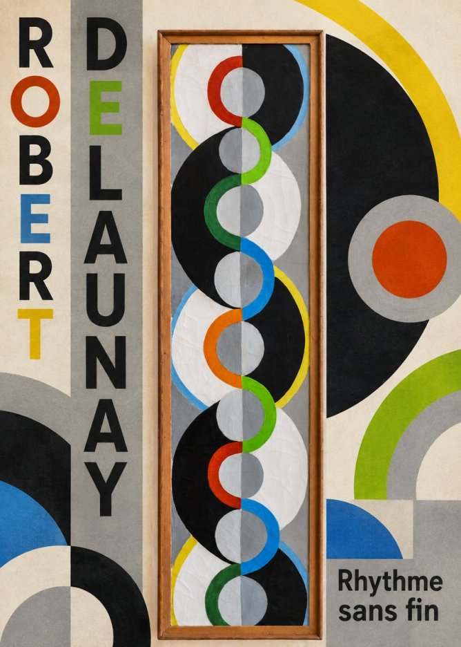Robert Delaunay Rythme Sans Fin II No5 - Juliste