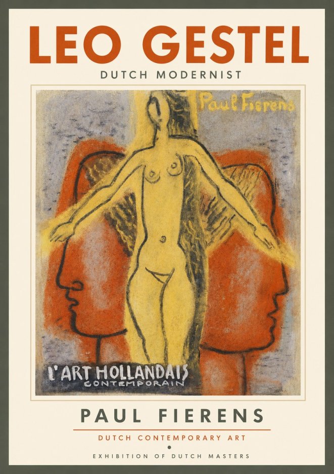 Leo Gestel L'art Hollandais Contemporain I No3 - Juliste