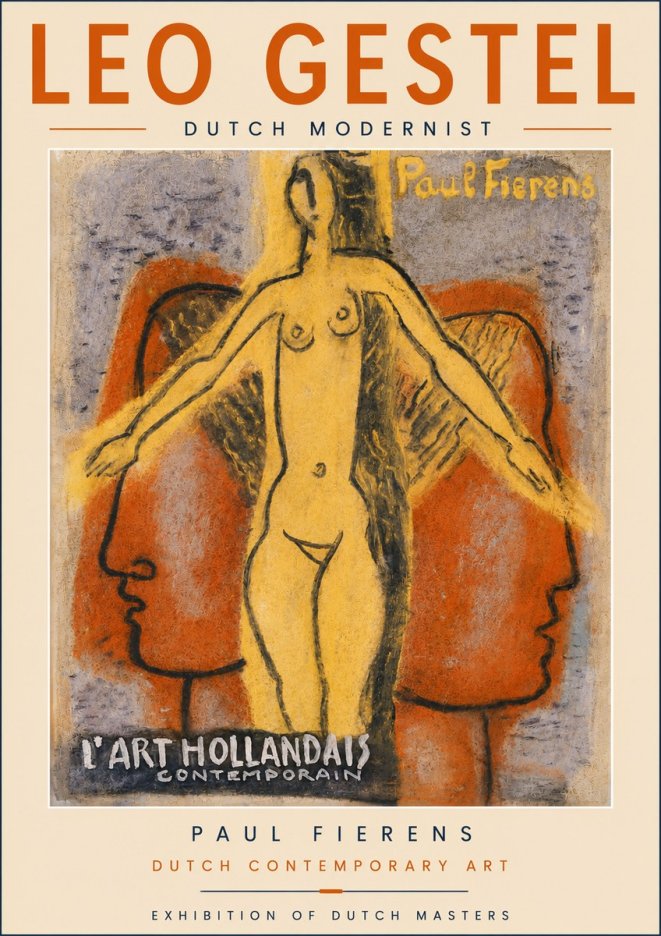 Leo Gestel L'art Hollandais Contemporain I No5 - Juliste