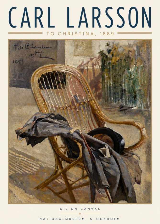 Carl Larsson To Christina, from C. Larsson, 1889 No4 - Juliste