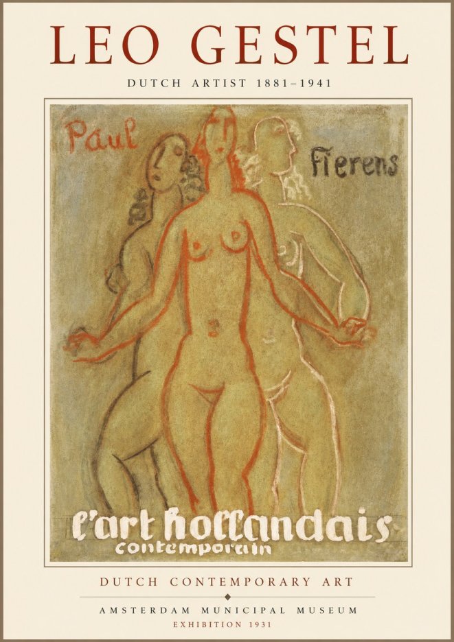Leo Gestel L'art Hollandais Contemporain II No1 - Juliste