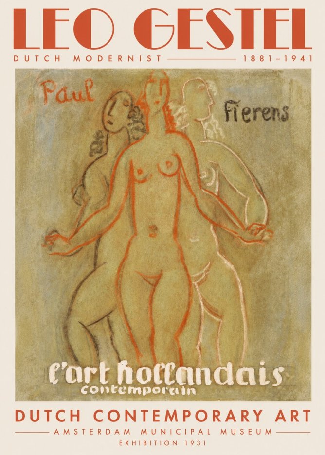 Leo Gestel L'art Hollandais Contemporain II No2 - Juliste