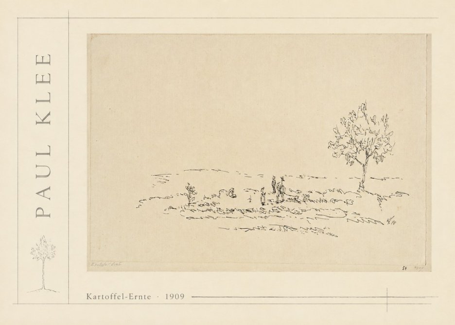 Paul Klee Kartoffel-ernte No2 - Juliste