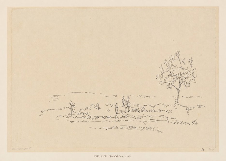 Paul Klee Kartoffel-ernte No4 - Juliste
