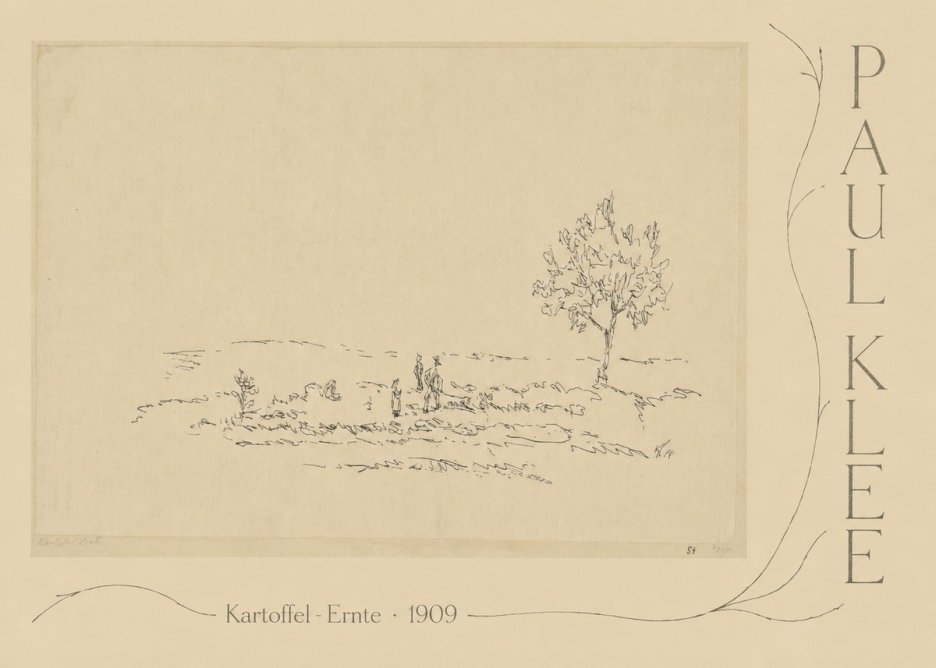 Paul Klee Kartoffel-ernte No5 - Juliste