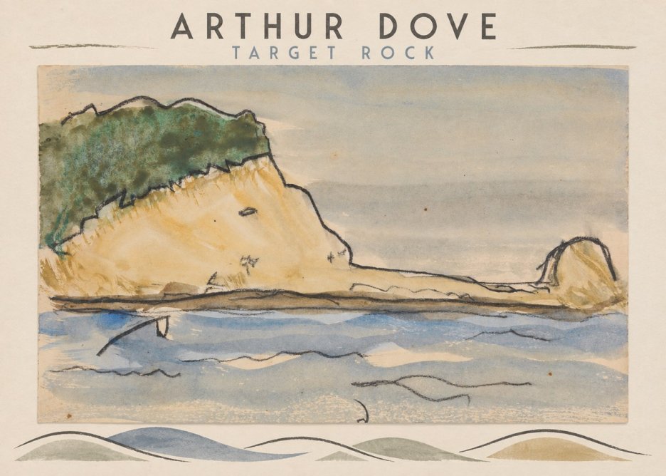 Arthur Dove Target Rock No6 - Juliste