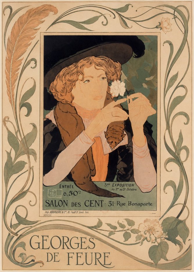 Georges de Feure Salon Des Cent No2 - Juliste
