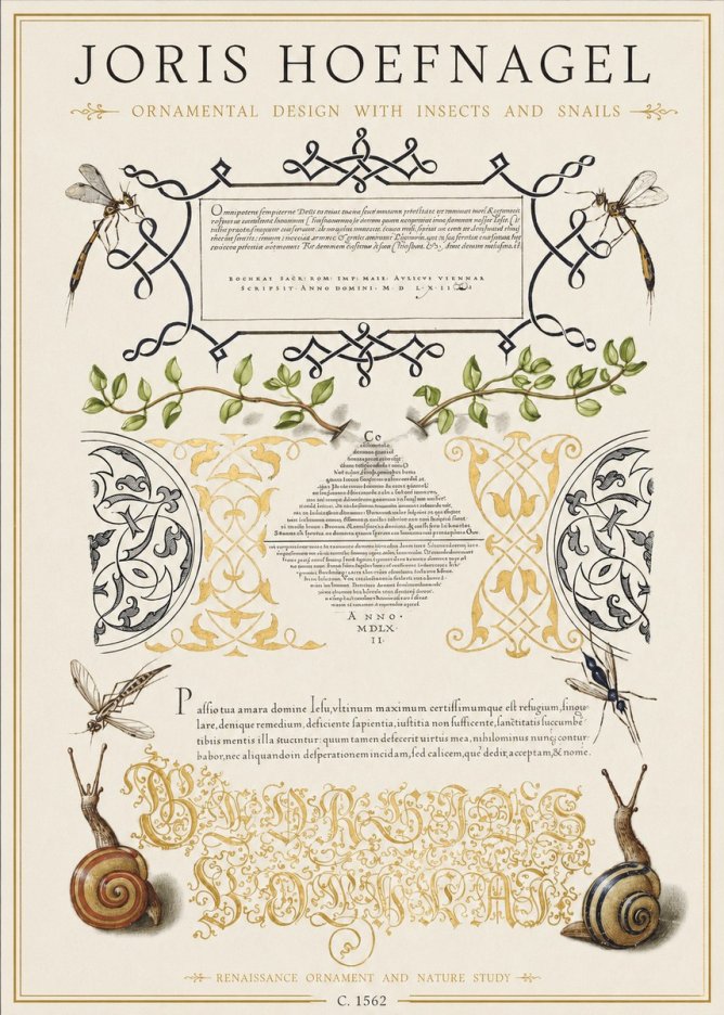 Joris Hoefnagel Memento Mori No2 - Juliste