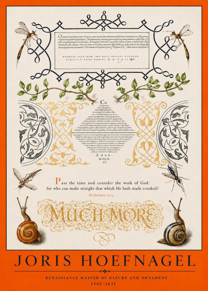 Joris Hoefnagel Memento Mori No4 - Juliste