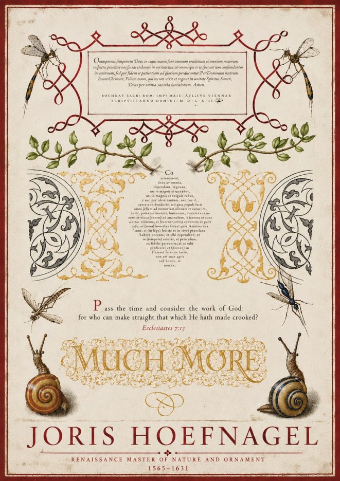 Joris Hoefnagel Memento Mori No6 - Juliste