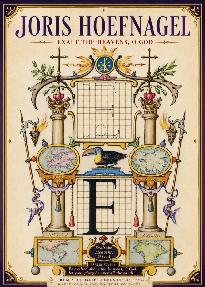 Joris Hoefnagel Exalt the Heavens, O God No5 - Juliste