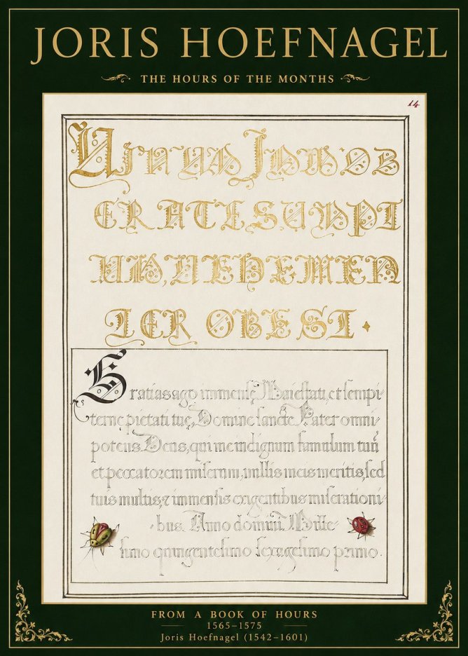 Joris Hoefnagel Gratias Tibi Agimus No2 - Juliste