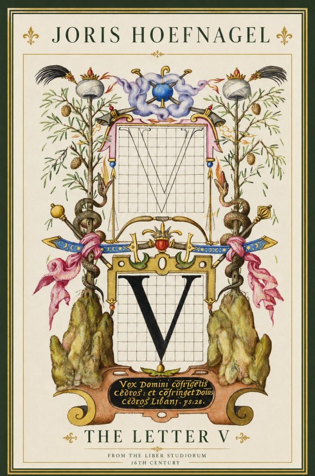 Joris Hoefnagel The Letter V No2 - Juliste
