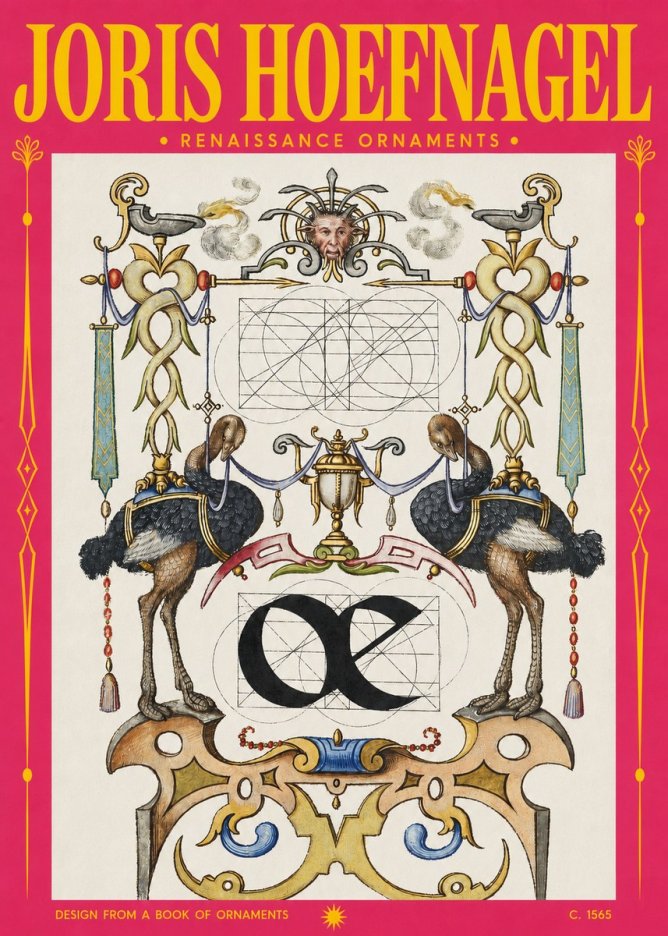 Joris Hoefnagel Ornamental Study I No4 - Juliste