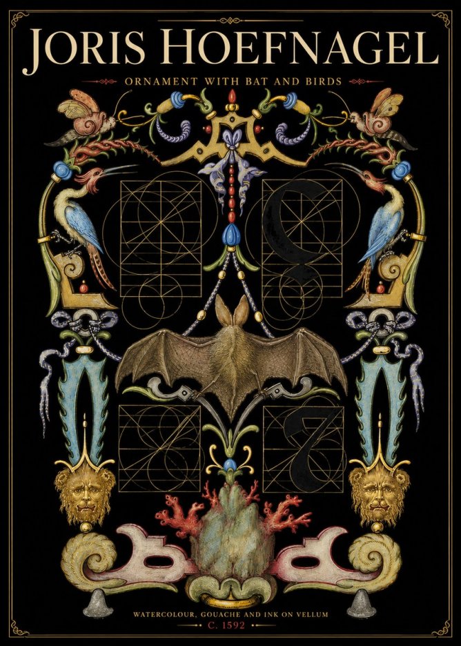 Joris Hoefnagel The Four Elements I No6 - Juliste