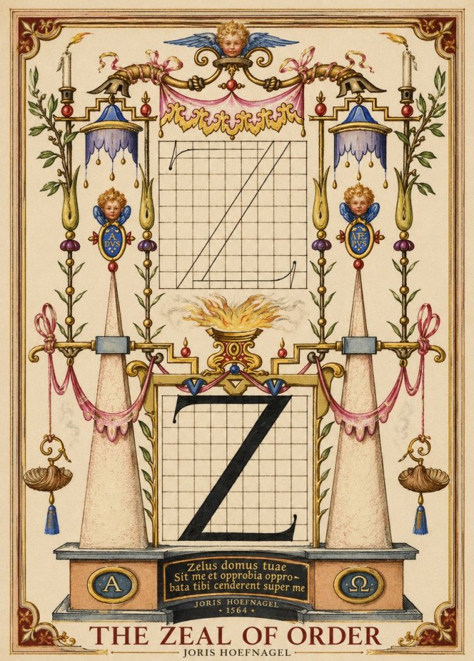 Joris Hoefnagel The Z Table No3 - Juliste