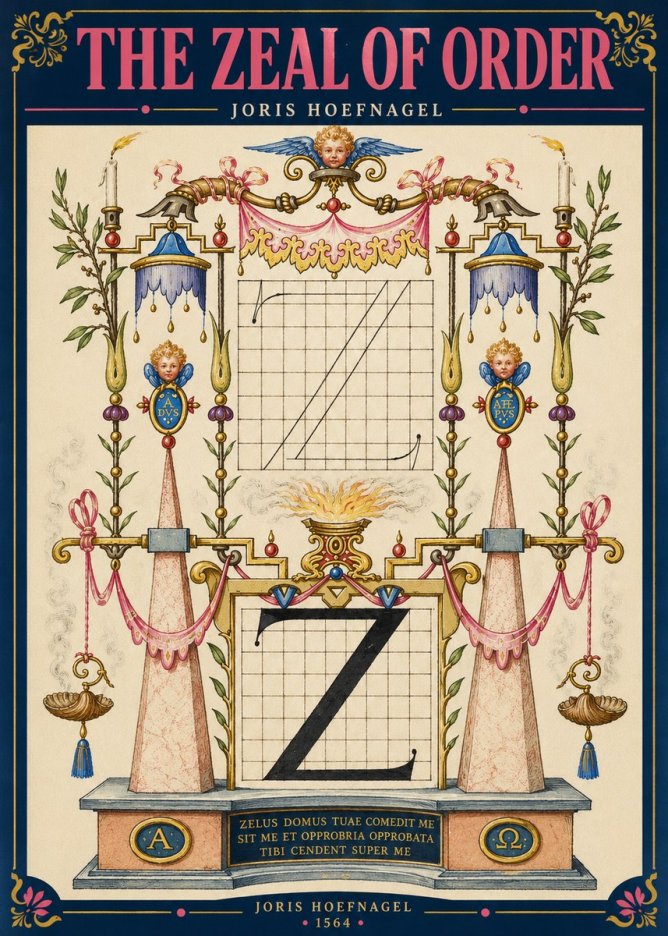 Joris Hoefnagel The Z Table No4 - Juliste