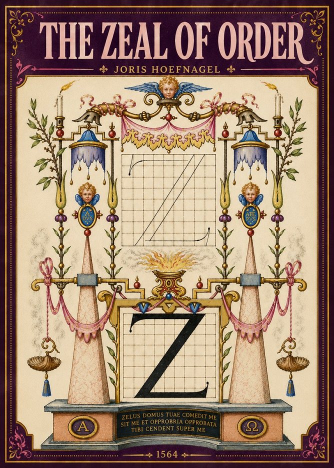 Joris Hoefnagel The Z Table No6 - Juliste