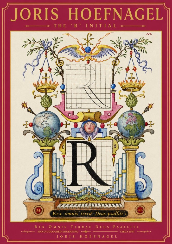 Joris Hoefnagel The 'R' Initial No2 - Juliste