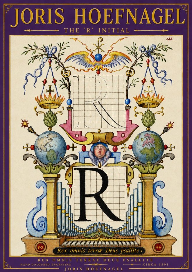 Joris Hoefnagel The 'R' Initial No6 - Juliste