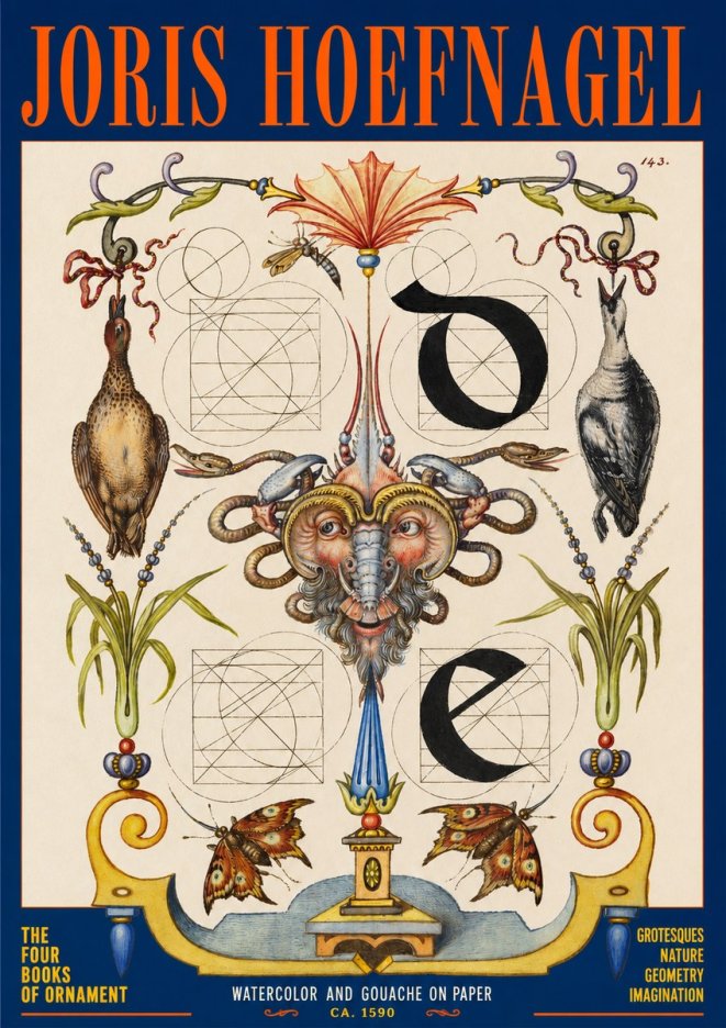 Joris Hoefnagel Ornamental Composition No2 - Juliste