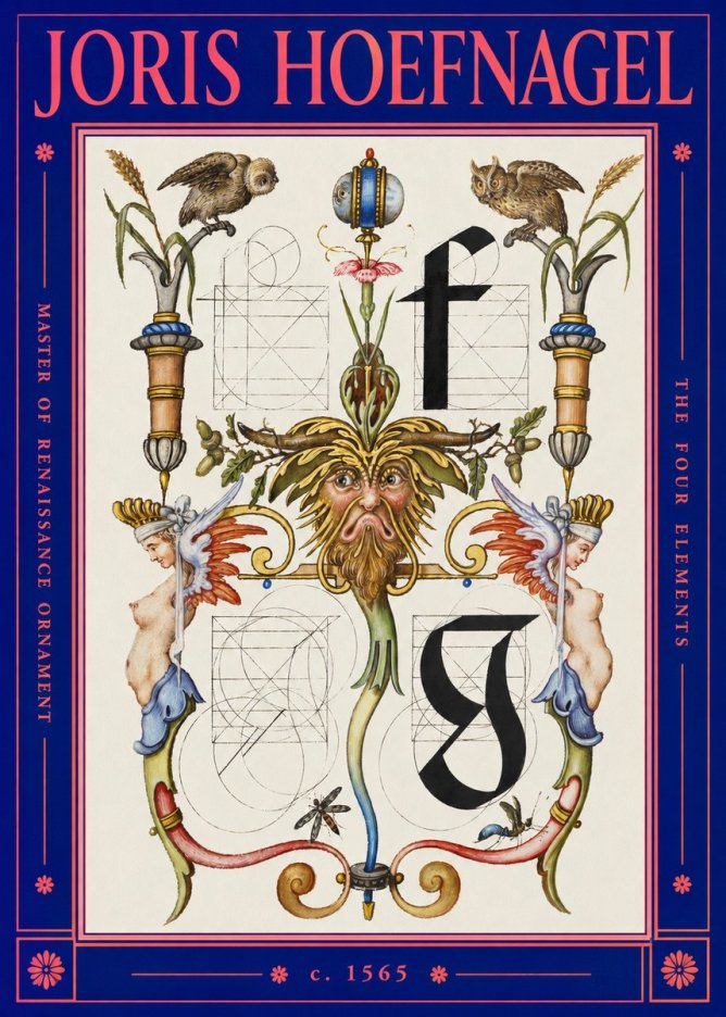 Joris Hoefnagel The Four Elements II No2 - Juliste