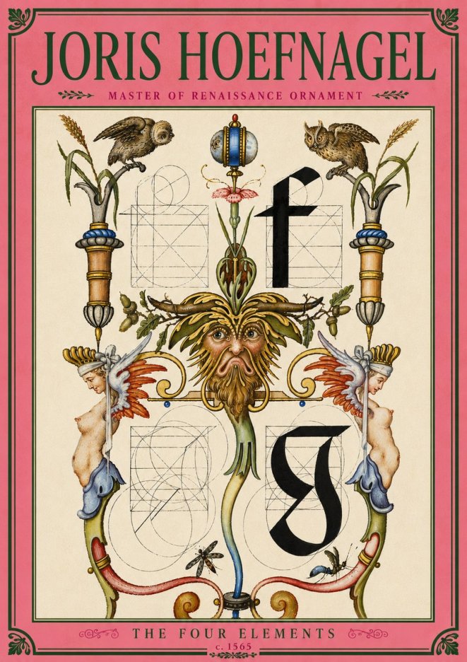 Joris Hoefnagel The Four Elements II No5 - Juliste