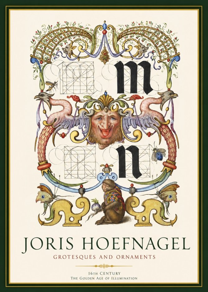 Joris Hoefnagel Grotesques and Ornaments No1 - Juliste