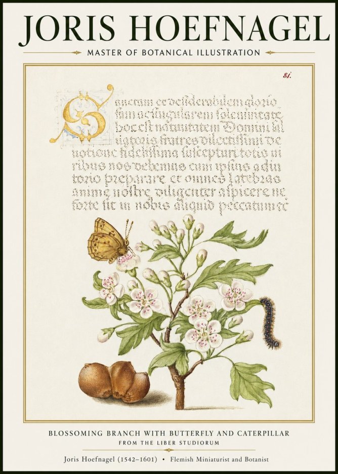 Joris Hoefnagel Blossoming Branch No2 - Juliste
