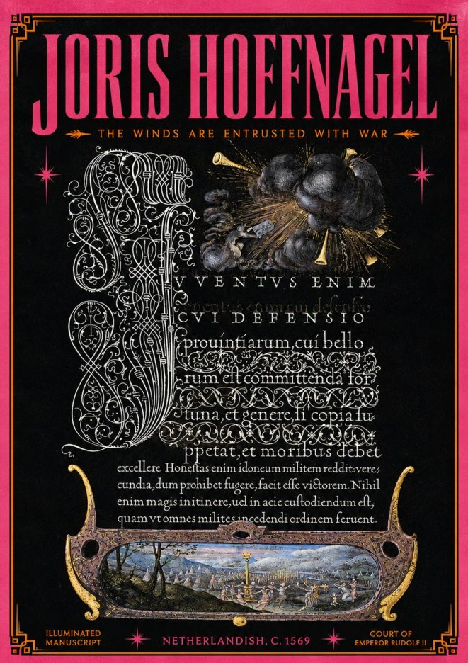 Joris Hoefnagel The Winds Are Entrusted with War No5 - Juliste